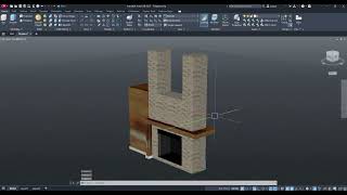 Modern DoubleSided Fireplace Wall Design  Home Remodel with AutoCAD 3D Walkthrough [upl. by Ahsauqal40]