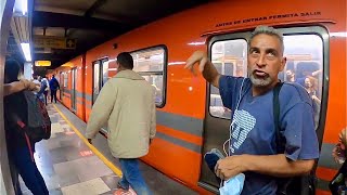 How Dangerous is Mexico Citys Metro at Night🇲🇽 raw experience [upl. by Anigriv]