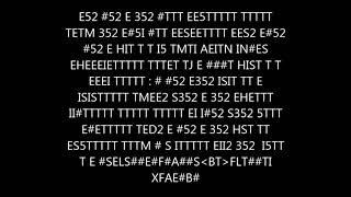 Semidecoded signal from a numbers station [upl. by Harak]