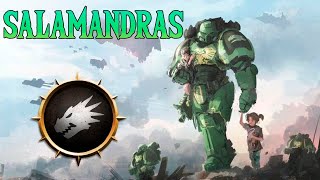 Los Salamandras y Vulkan Warhammer Lore Español [upl. by Nereids]