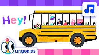 WHEELS ON THE BUS with VEHICLES 🚌🏍️🚜 Songs For Kids  Lingokids [upl. by Fillender159]