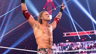 Edge wins second Mens Royal Rumble Match Royal Rumble 2021 [upl. by Assirhc]