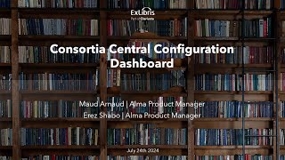 Consortia Central Configuration dashboard for distributing shared configuration July 24 2024 [upl. by Rozele531]