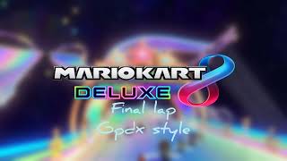 Wii Rainbow Road Final Lap GPDX Style  Mario Kart 8 Deluxe Music [upl. by Flo118]