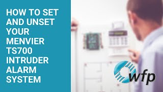 How to Set and Unset Your Menvier TS700 Intruder Alarm [upl. by Laing890]