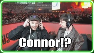 CdawgVA suddenly appears at League of Legends Worlds Championship sht talks League with Caedrel [upl. by Adnilreb715]