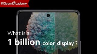 What is a 1 billion color display  Xiaomi Academy [upl. by Lydnek]