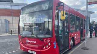 Rare  First Time Full Journey on Stagecoach London Bus Route W5  37554 YX60 DXL [upl. by Jeniffer322]