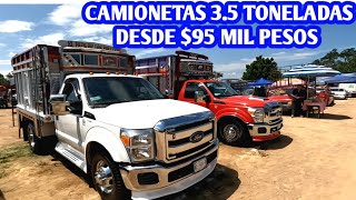 CAMIONETAS 35 TONELADAS DESDE 95 MIL PESOS MX FORD F350 SUPER DUTY CAMION JAC 25 TN CHEVROLET [upl. by Lemuelah319]