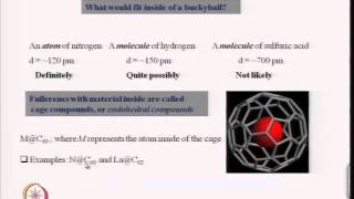 Mod03 Lec15 Fullerences and Carbon Nanotubes  I [upl. by Durwyn]