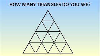 How Many Triangles Are There Learn The Formula For Any Size [upl. by Jacinto]