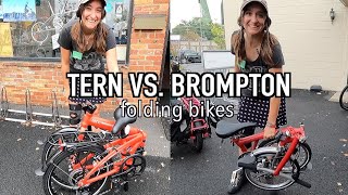 Brompton vs Tern folding bike  Which is the Best [upl. by Skippy]