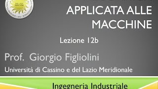 Meccanica applicata alle macchine Lezione 12b [upl. by Nerrat]