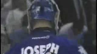 Shawn Bates Penalty Shot in the 200102 NHL Playoffs [upl. by Arerrac145]