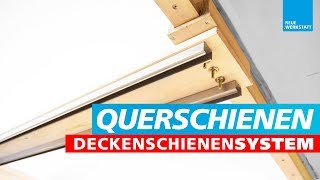 34 Querschienen mit Schlitten für Deckenschienensystem selber machen [upl. by Feldstein]