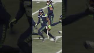 Top Plays of 2022 Quandre Diggs covers INSANE amount of ground on deep INT in OT  Seahawks Shorts [upl. by Maidy735]