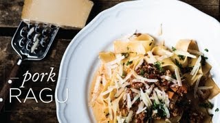 Pork Ragu with Pappardelle  The Hot Plate [upl. by Vally]