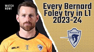 Every Bernard Foley try in L1 202324 [upl. by Ellinger132]