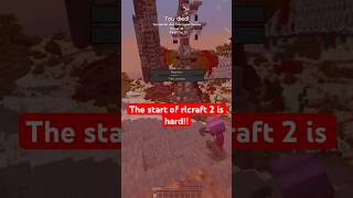 The start of rlcraft is hard minecraft gaming rlcraftminecraft rlcraft rlcraftv2 [upl. by Johnathon296]