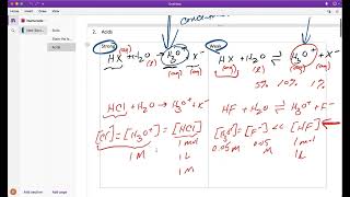 Differentiate between the terms strength and concentration as they apply to acids and bases When is [upl. by Ariaek]