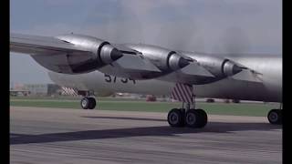 Six Turning Four Burning  Convair B36 quotPeacemakerquot HD [upl. by Lleinad]