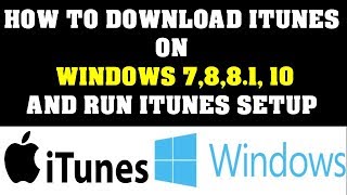 How to Download iTunes to your computer and run iTunes Setup Newest Version 2019 Starters Video [upl. by Niknar]