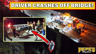 Incredible Rescue  Car Crashes 250 Off Bridge [upl. by Vareck636]