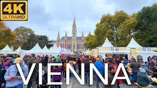 Vienna Austria 🇦🇹 October Walking Tour 4K UHD [upl. by Sherill953]