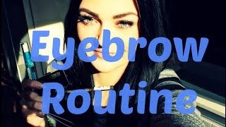 Eyebrow Routine I Augenbrauen Routine [upl. by Erialb]