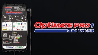 OptiMate PRO1 DUO battery charger  product overview amp instructions [upl. by Nolrac]