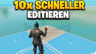 10x SCHNELLER Editieren mit DIESEM TRICK in Fortnite🤯 [upl. by Yecal649]