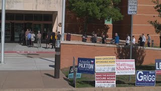 Election Day Collin County voters cast their ballots [upl. by Ajnin]