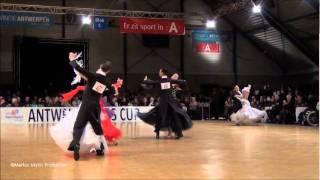 12th Antwerp Stars Cup  PD Standard  Final Viennese Waltz  Paolo Bosco amp Joanne Clifton [upl. by Tolliver]