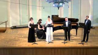 Brahms Neue Liebeslieder Waltzes Op65 7 Vom Gebirge Well auf Well [upl. by Constantin]