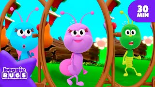 Wiggle and Learn 🐞 BOOGIE BUGS  More Kids Songs  Toddler Learning [upl. by Gnot]