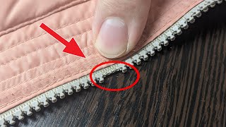 The tailor shared a secret How to fix a broken zipper [upl. by Raynard422]