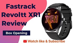 Unboxing Fastrack Revoltt XR1 35mmRound HD Display BT CallingAdvance Chipset Smartwatch [upl. by Damas56]