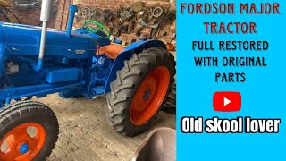 FORDSON MAJOR TRACTOR FULL RESTORED 100 ORIZNAL TRACTOR MADE IN ENGLAND 1954 MODAL FOR SALE [upl. by Edd]