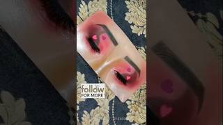 Pink eye makeup  pink eyeshadow tutorial  creative eyelook youtubeshorts pinkeyemakeup [upl. by Maram]