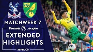 Crystal Palace v Norwich City  PREMIER LEAGUE HIGHLIGHTS  92819  NBC Sports [upl. by Norvell]