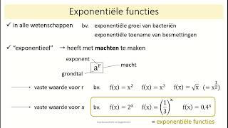 exponentiële en logaritmische functies  9 inleiding exponentiële functies [upl. by Ad]