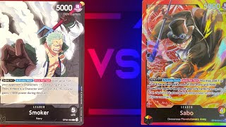 OP TCG Smoker Vs Sabo [upl. by Trotter190]