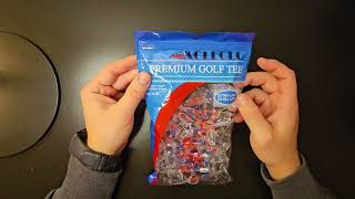 EagleGlo Golf Tees Golf Tees Unbreakable Transparent Acrylic Review [upl. by Larissa482]