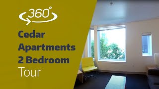 UW HFS  Cedar Apartments  2 Bedroom 360° Tour [upl. by Ennairak]