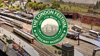 The London Festival of Railway Modelling 2024  N Gauge [upl. by Kall]