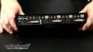 ATEN CubiQ 2x4 DVIHDMI Matrix KVMP Switch Unboxing [upl. by Maise]