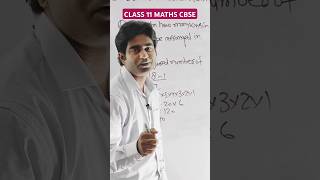 CLASS 11 MATHS IMPORTANT  shorts youtubeshorts maths class11 [upl. by Joselyn]