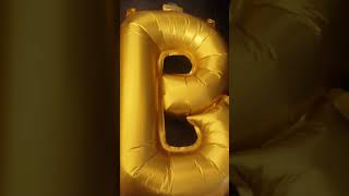 How To Blow Up Foil Letter Balloons Using A Basic Straw to Inflate amp Deflate [upl. by Hnahym]