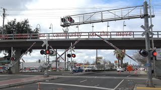 Florin Rd Railroad Crossing Times Out  Sacramento CA [upl. by Minetta]