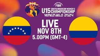 Venezuela v Colombia  Full Basketball Game  South American U15 Womens Championship 2024 [upl. by Roderick657]